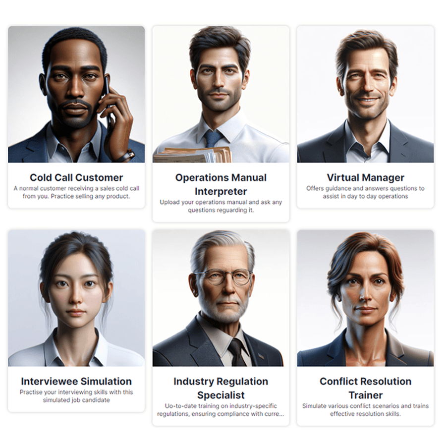 Select Your Training Persona bg